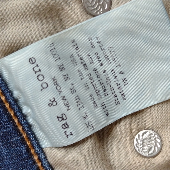 🌸RAG & BONE RAW HEM CAPRI SIZE 26 - Picture 6 of 6